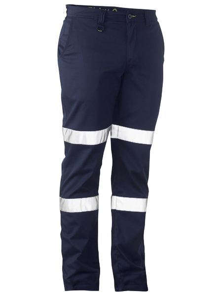 Taped Biomotion Recycled Pant BP6088T Pants Bisley Workwear Navy (BPCT) 72R 